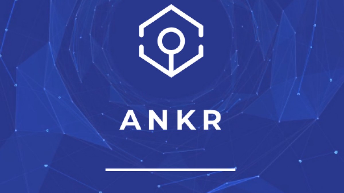 Ankr coin cryptocurrency concept banner ...