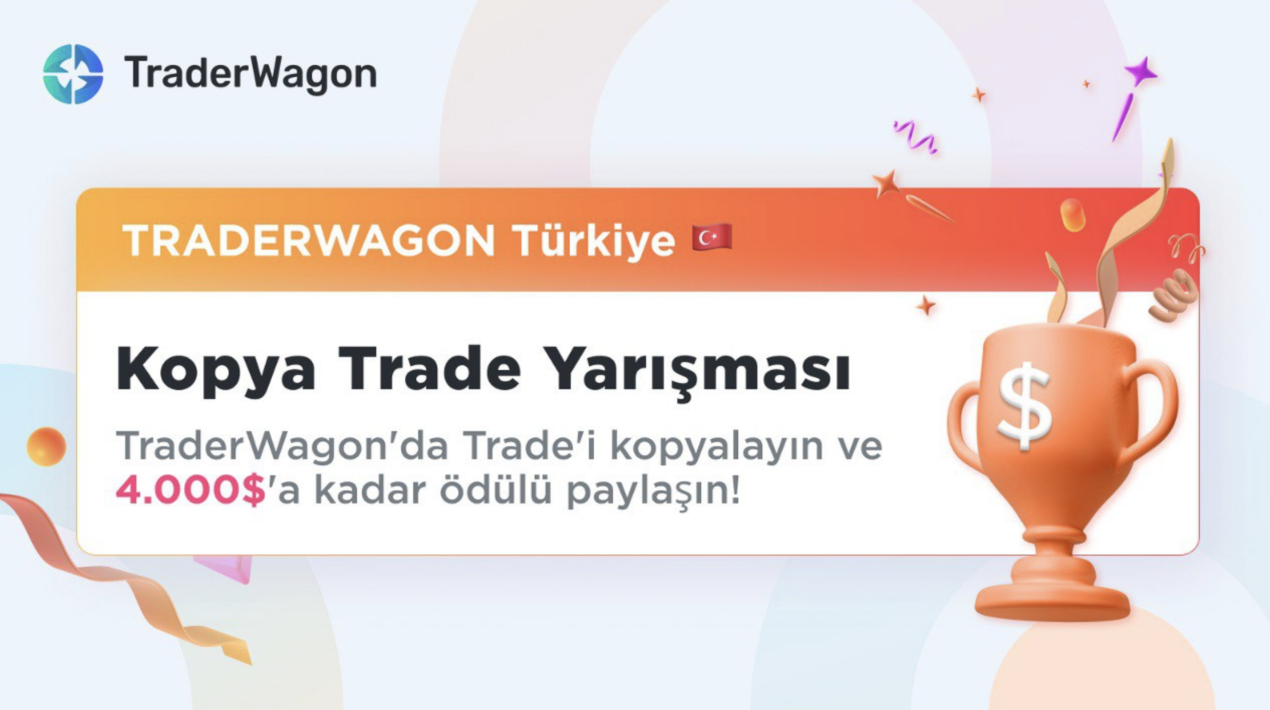 Traderwagon Türk Kullanıcılara Özel Copy Trade Yarışması Düzenliyor! 