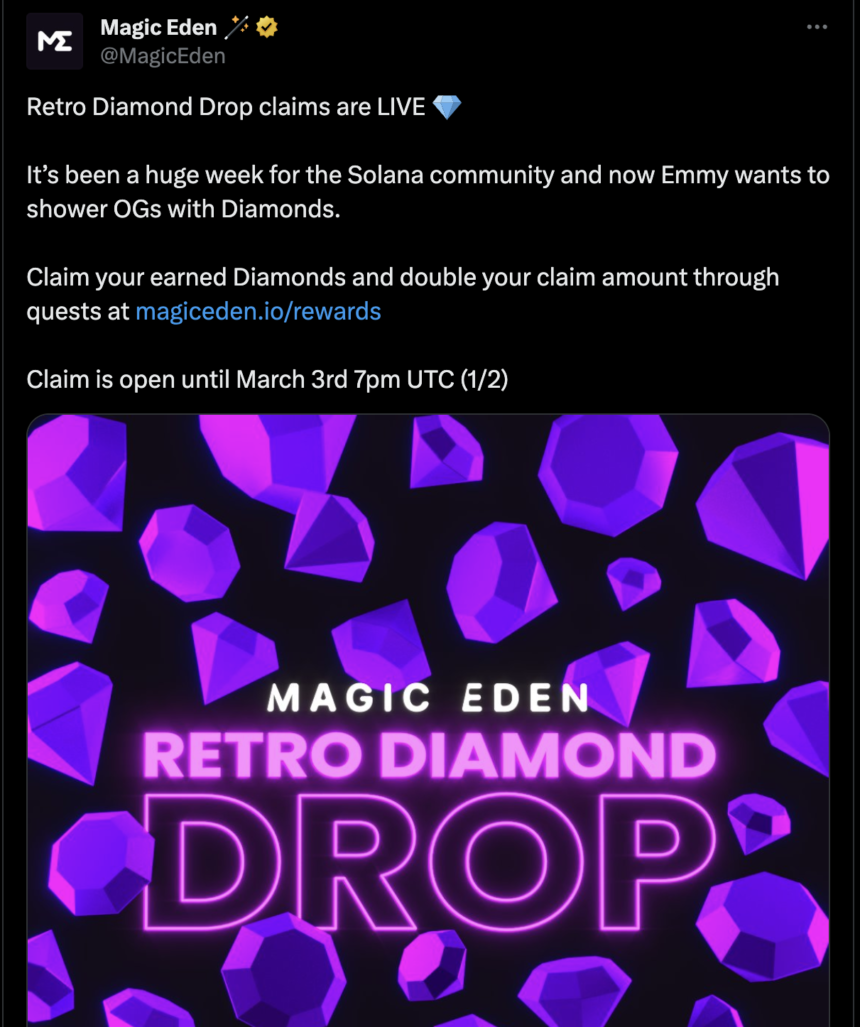 NFT Pazar Yeri Magic Eden'dan Airdrop Hamlesi: Ödül Programına Dair ...